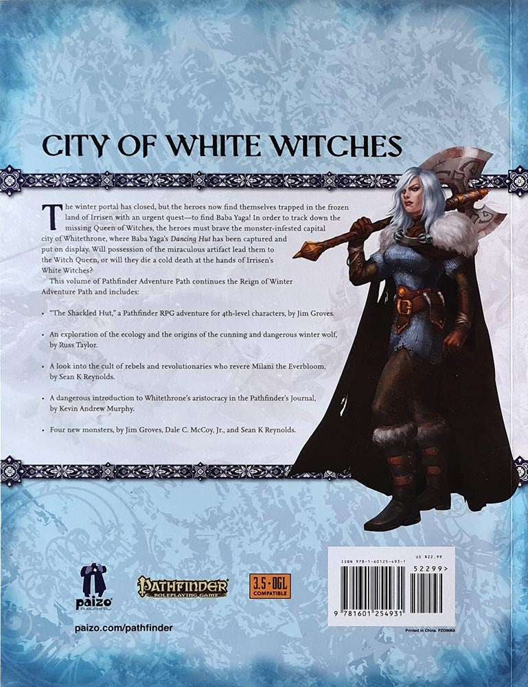Pathfinder Module - Reign of Winter: The Shackled Hut (2 of 6)