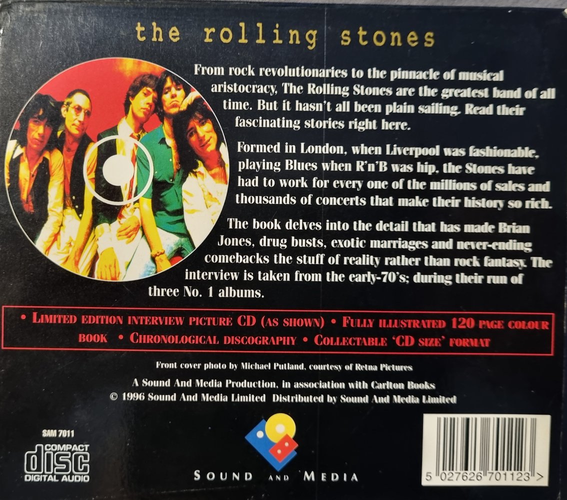 The Rolling Stones - Interview Disc & Fully Illustrated Book (CD)