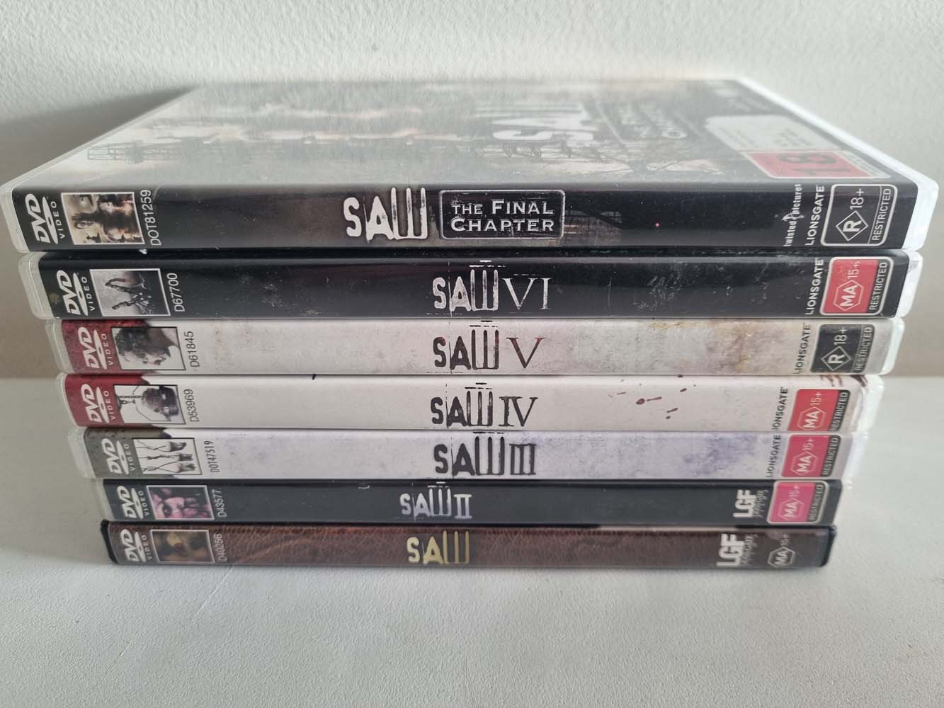 Saw: The Complete Movie Collection 1-7 - 2004 (DVD)