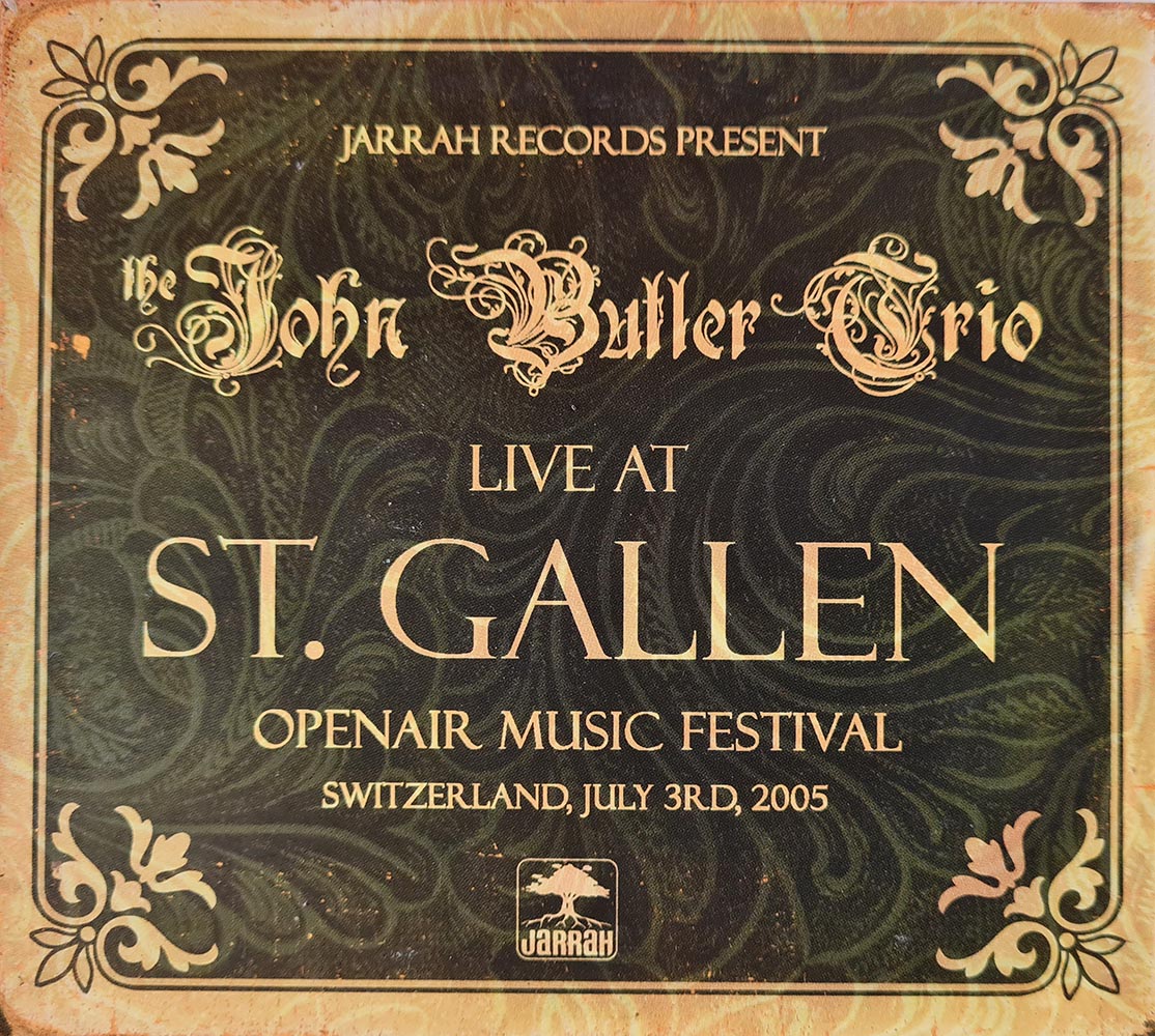 The John Butler Trio - Live at St. Gallen Openair Music Festival (CD) + DVD