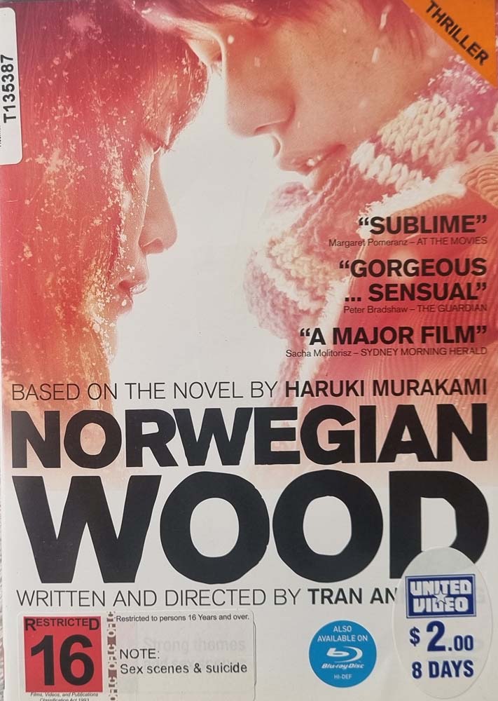 Norwegian Wood (DVD) EX RENTAL - 2010