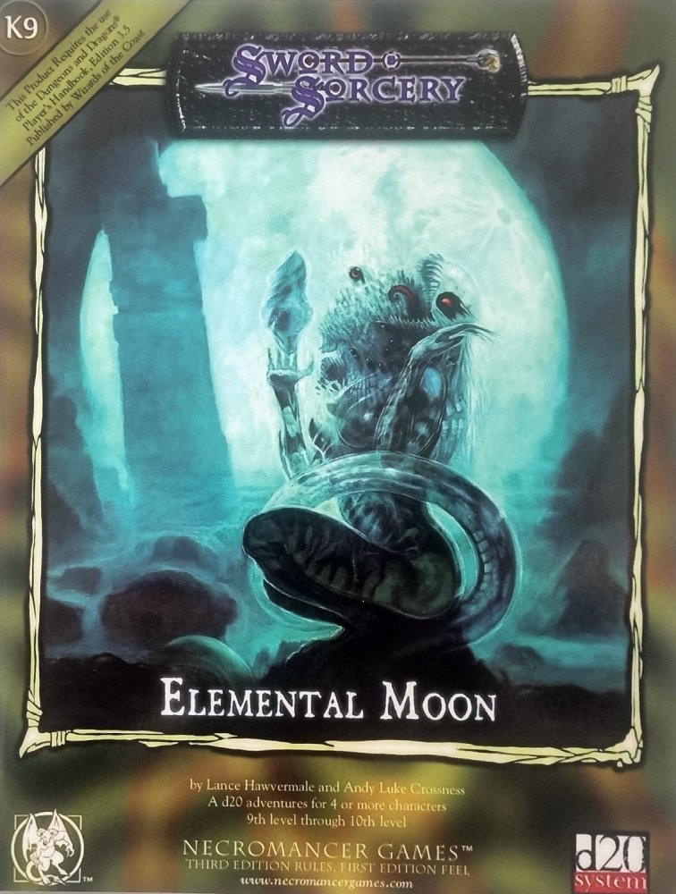 Sword & Sorcery: Elemental Moon (D20 System) K9