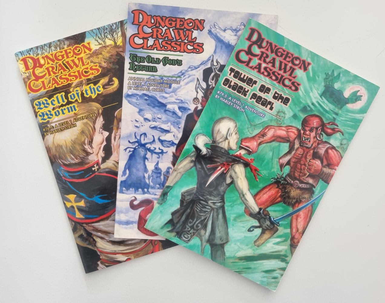 Dungeon Crawl Classics: Bulk Modules 76.5, 9.5, Annual Holiday