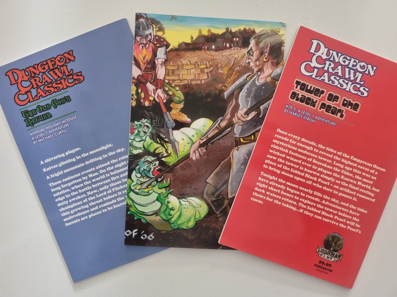 Dungeon Crawl Classics: Bulk Modules 76.5, 9.5, Annual Holiday