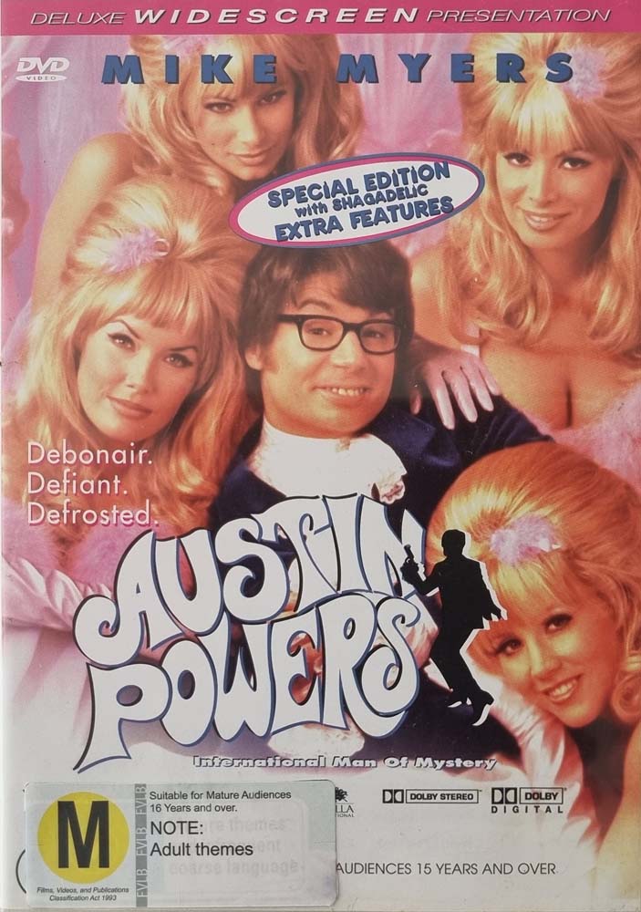 Austin Powers International Man of Mystery - 1997 (DVD)