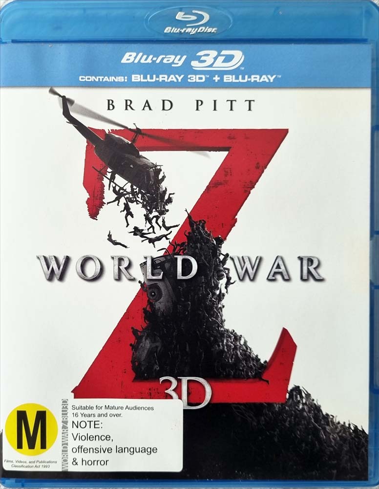 World War Z - 3D + 2D - 2013 (Blu Ray)