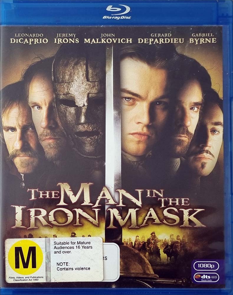 The Man in the Iron Mask - 1998 (Blu Ray)