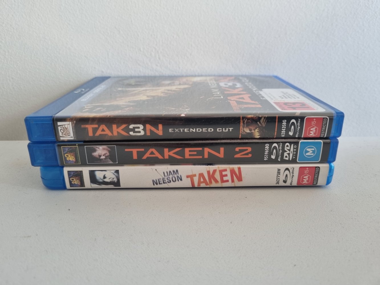 Taken Trilogy 1, 2, 3 - 2008 (Blu Ray)