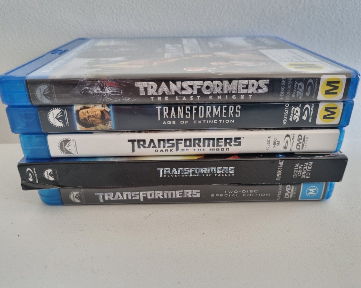 Transformers 5 Movie Collection - 2007 (Blu Ray)