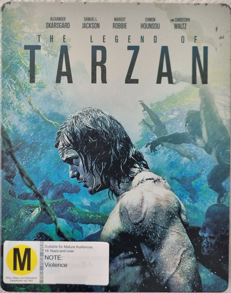 The Legend of Tarzan 3D + 2D Steelbook - 2016 (Blu Ray)