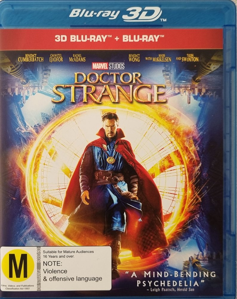 Doctor Strange 3D + 2D - 2016 (Blu Ray)