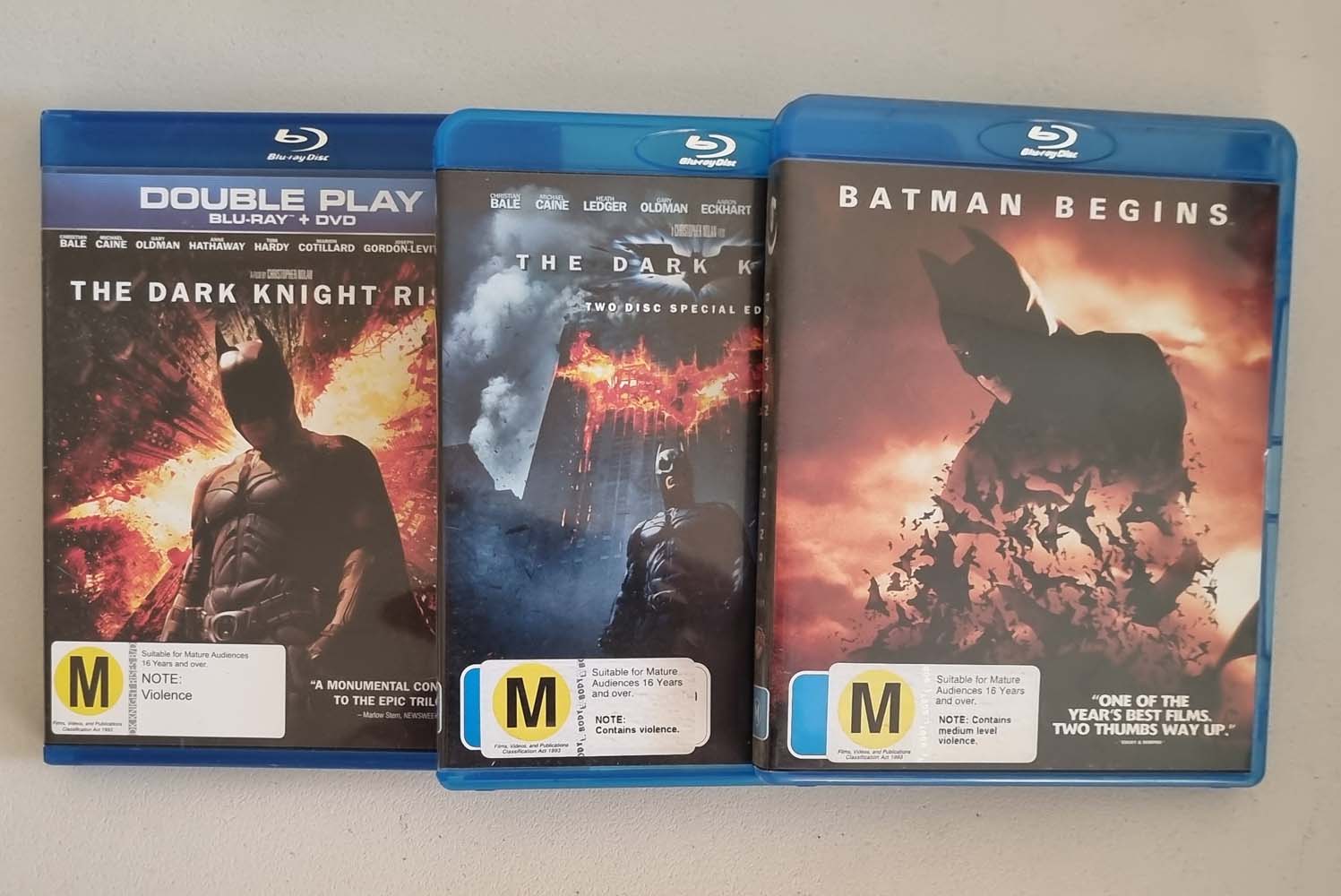 The Dark Knight Trilogy - 2008 (Blu Ray)