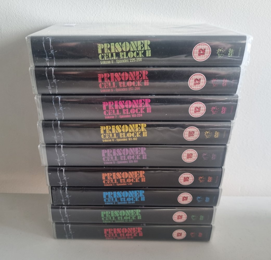 Prisoner Cell Block H Volumes 1-9 (DVD) Region free (DVD)