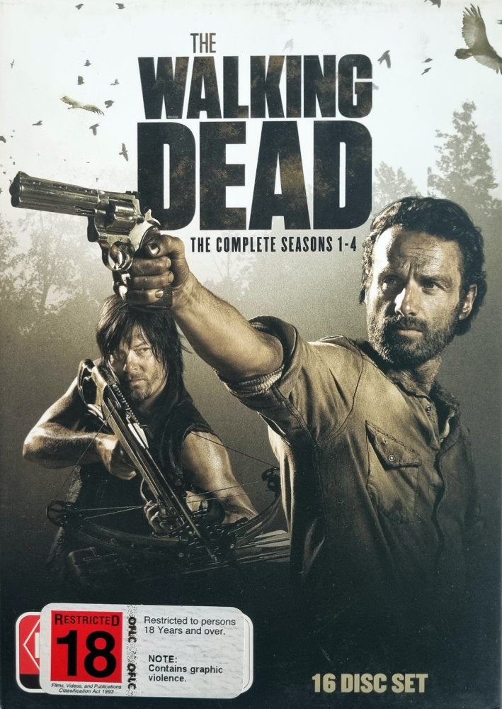 The Walking Dead: The Complete Seasons 1-4 (16 DVD Box Set) (DVD)