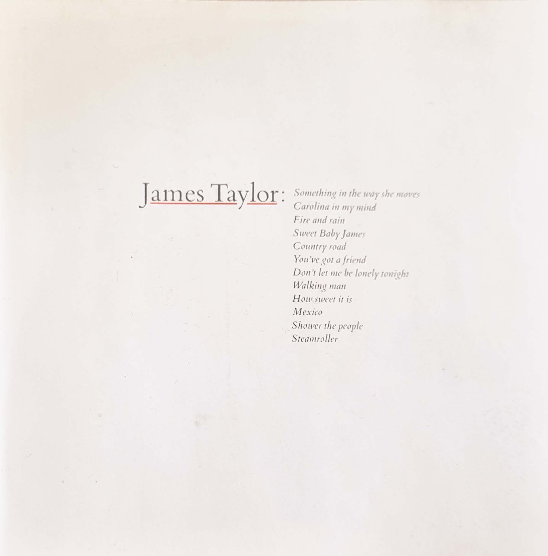 James Taylor - Greatest Hits (CD)