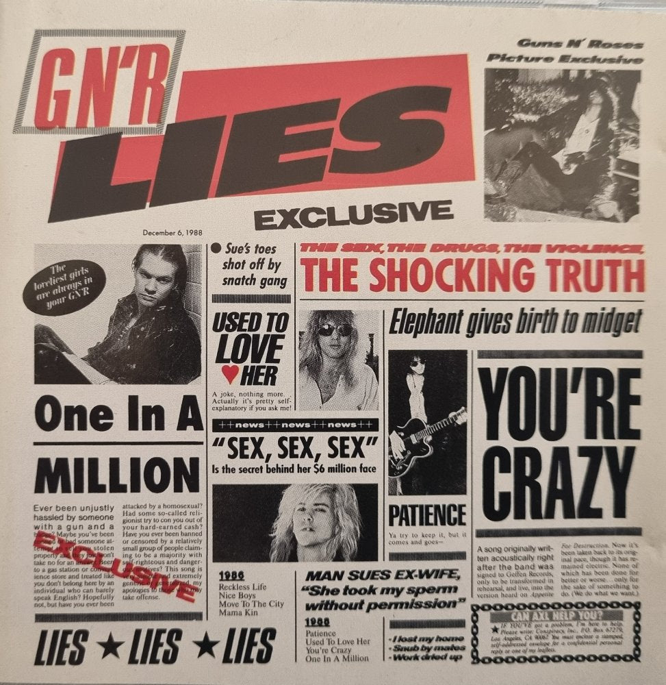 Guns N' Roses - G N' R Lies - Uncensored (CD)