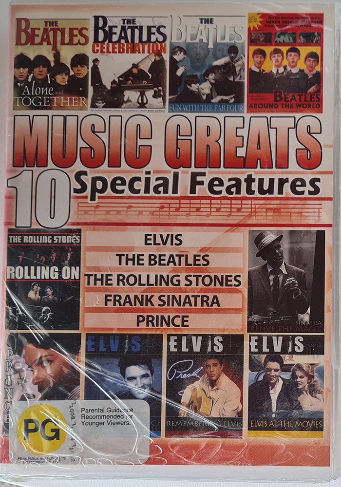 Music Greats - 10 Special Features (DVD) Brand New