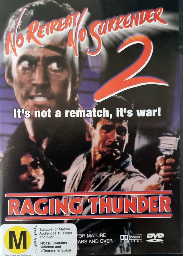 No Retreat No Surrender 2: Raging Thunder - 1987 (DVD)