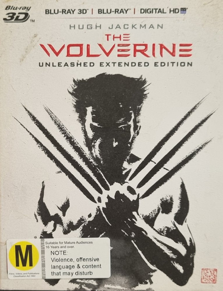 The Wolverine 3D + 2D Unleashed Extended Edition - 2013 (Blu Ray)