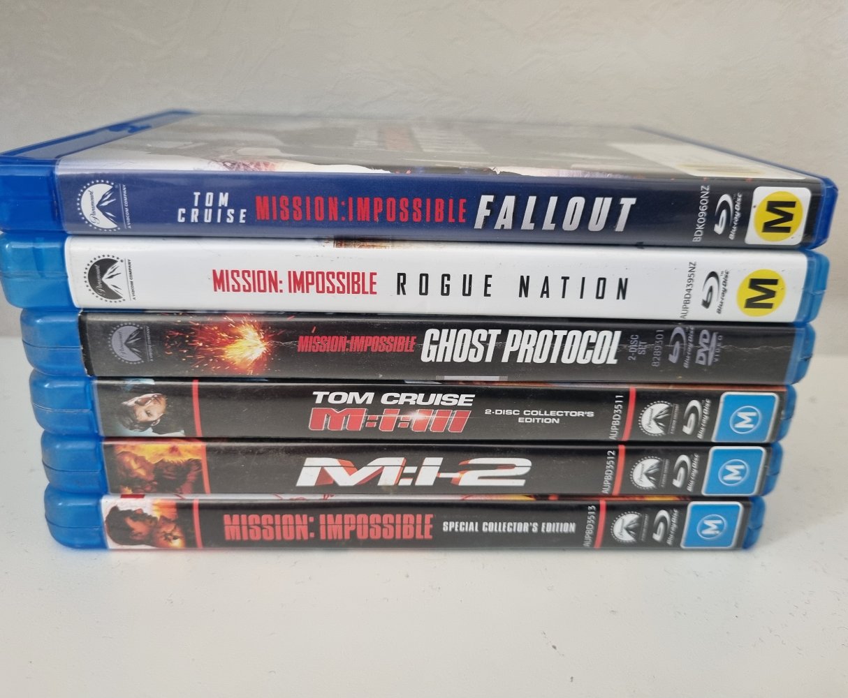 Mission Impossible 5 Movie Collection - 1996 (Blu Ray)