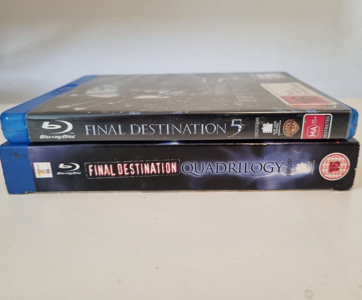 Final Destination 1, 2, 3, 4, 5 - 2000 (Blu Ray)