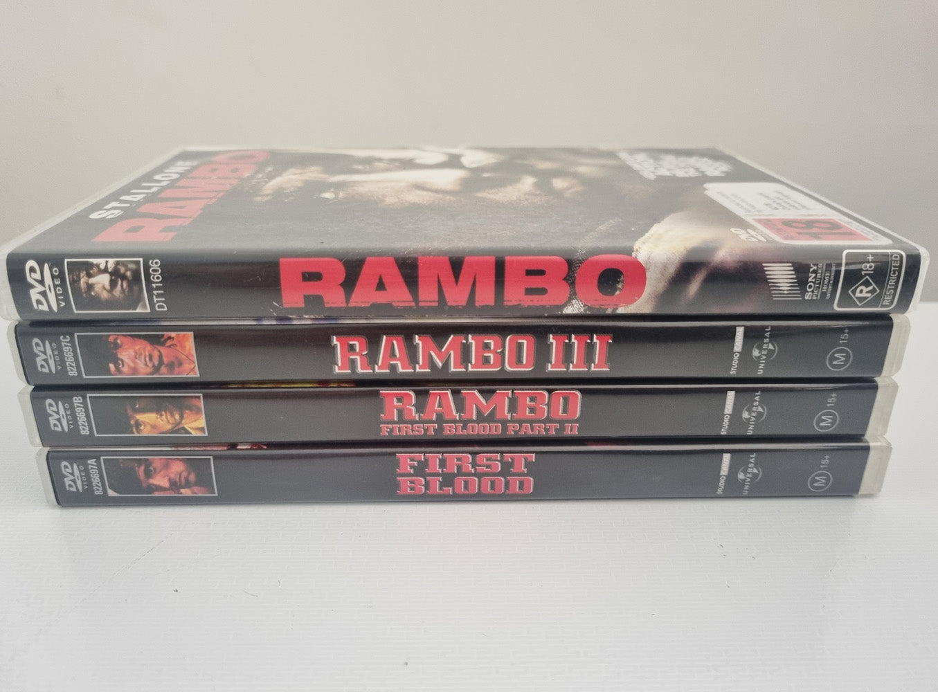 Rambo Movie Collection 1 - 4 - 1985 (DVD)