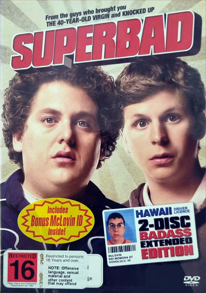 Superbad - Two Disc Extended Edition - 2007 (DVD)