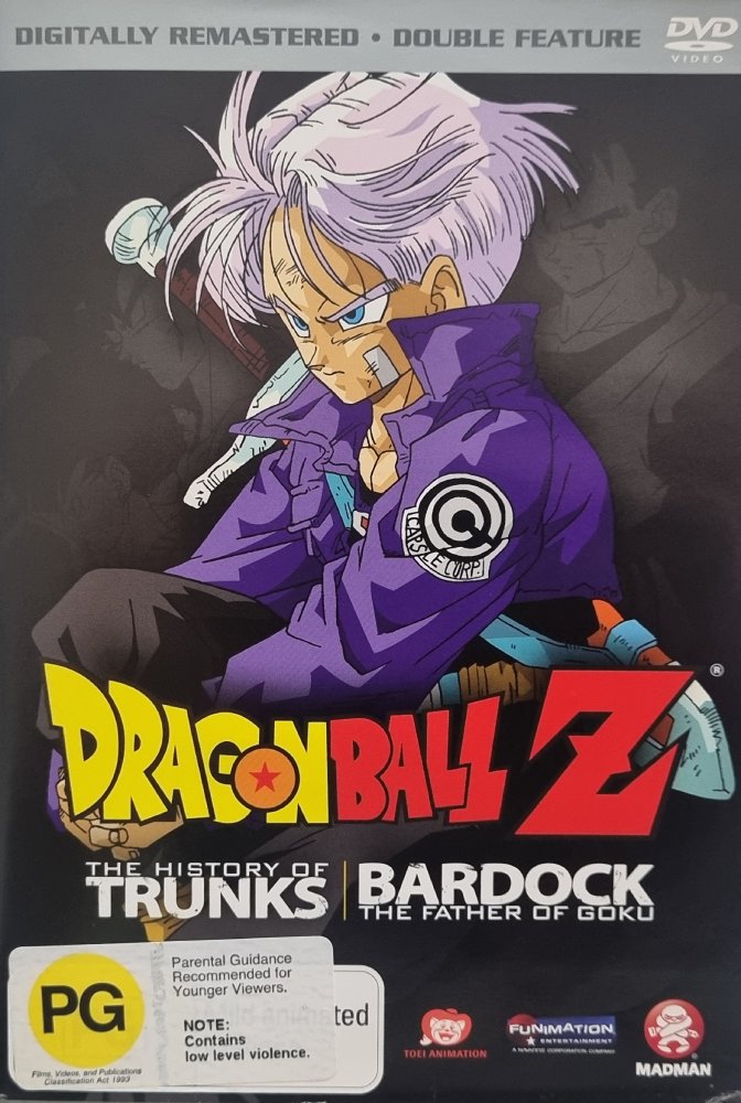 Dragonball Z: The History of Trunks / Bardock Father of Goku - 1990 (DVD)