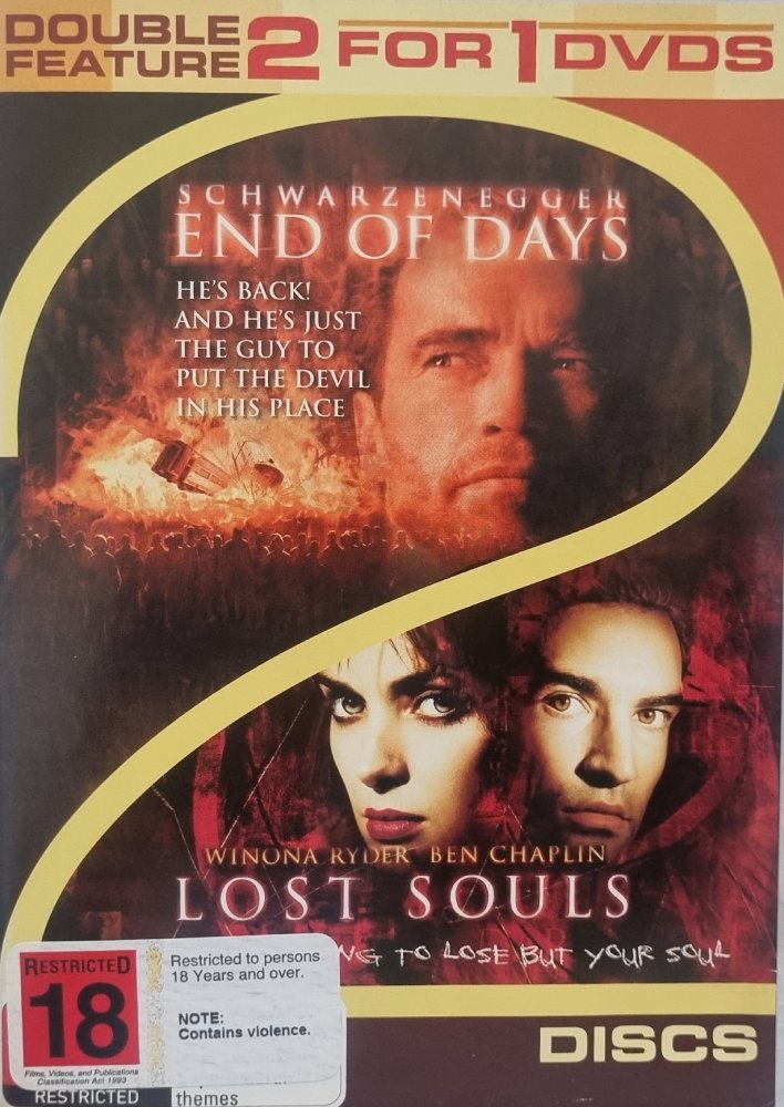 End of Days / Lost Souls - 1999 (DVD)