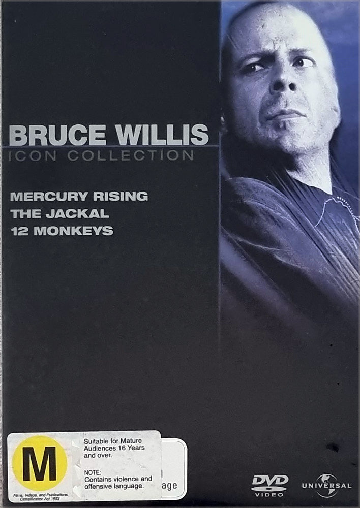 Bruce Willis Collection - Mercury Rising / 12 Monkeys / The Jackal - 1998 (DVD)