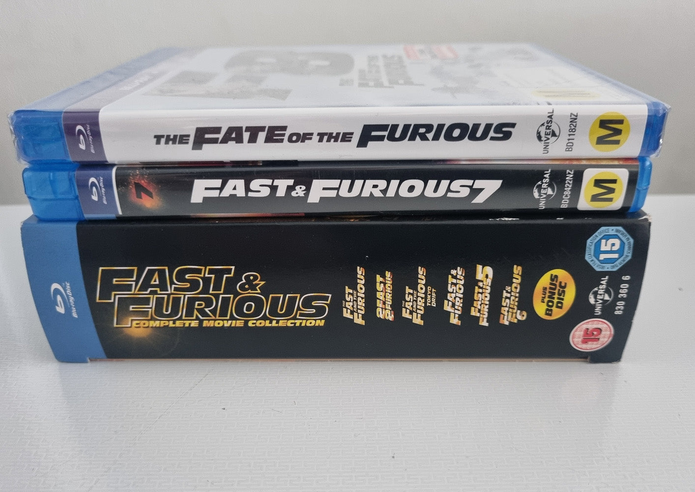 Fast & Furious 8 Movie Collection - 2001 (Blu Ray)