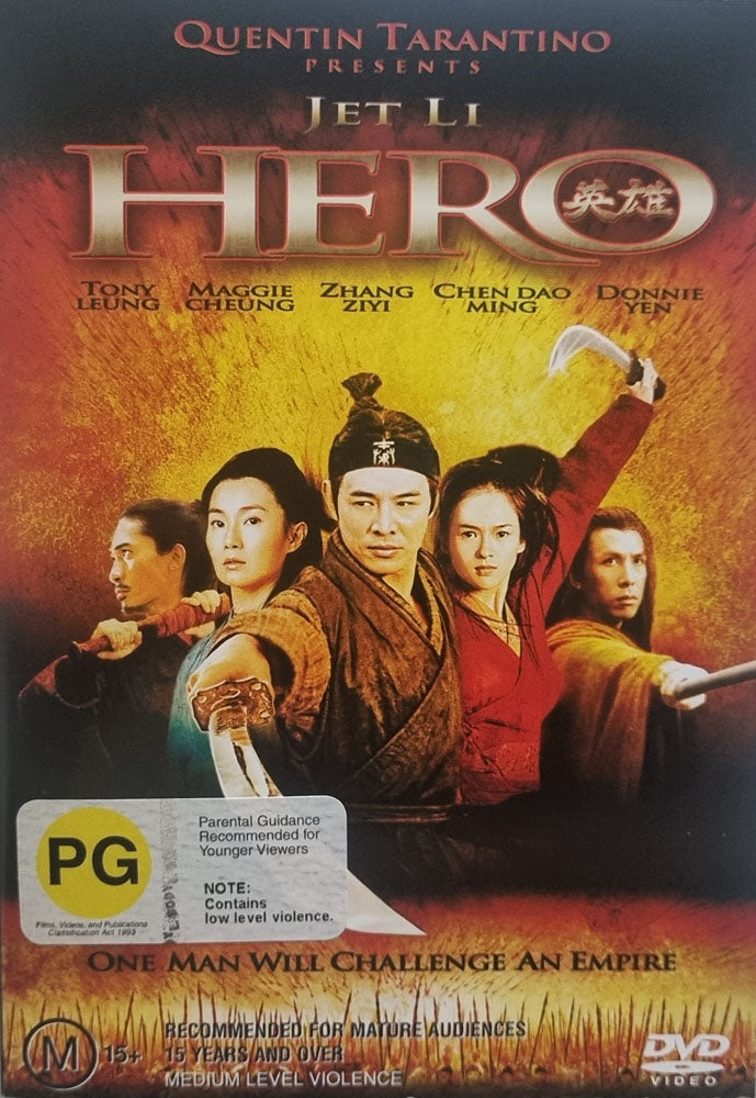 Hero - Jet Li - 2002 (DVD)