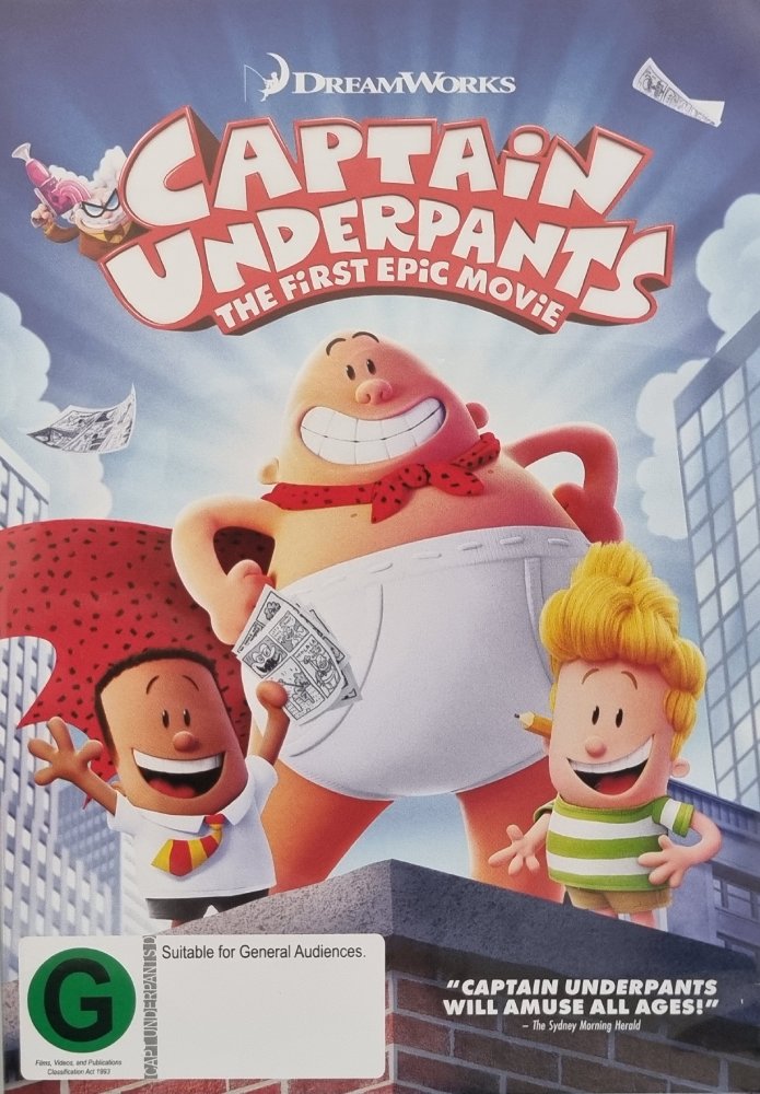 Captain Underpants - The First Epic Movie (DVD)