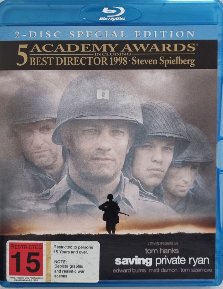 Saving Private Ryan: 2 Disc Special Edition - 1998 (Blu Ray)