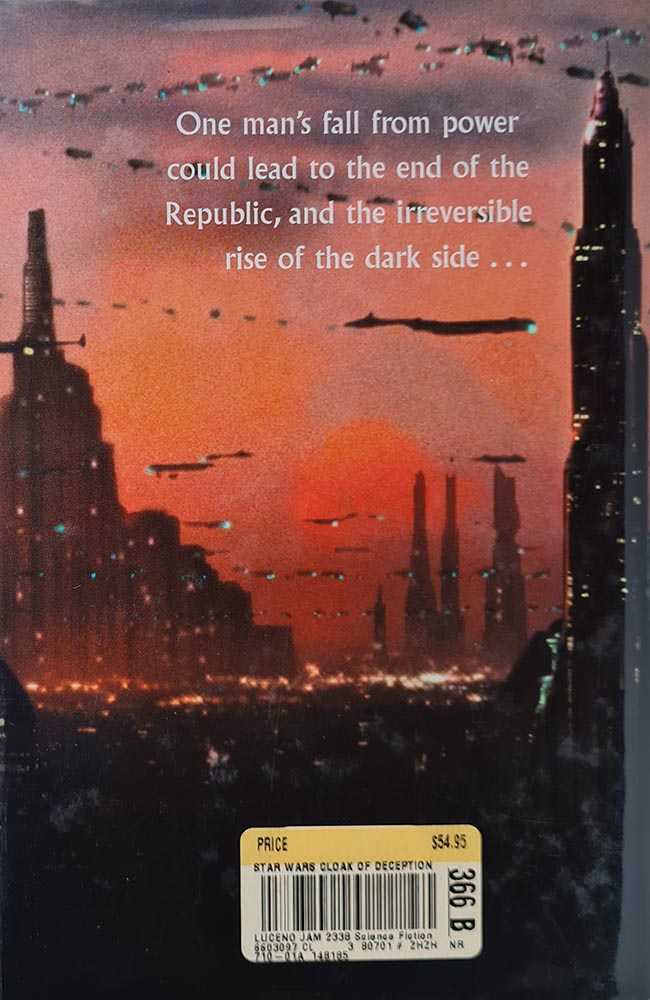 Star Wars Cloak of Deception -  Hardcover