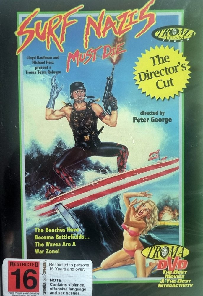 Surf Nazis Must Die (DVD) Brand New - 1987