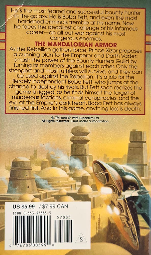 Star Wars: The Mandalorian Armor - Book 1 of The Bounty Hunter Wars