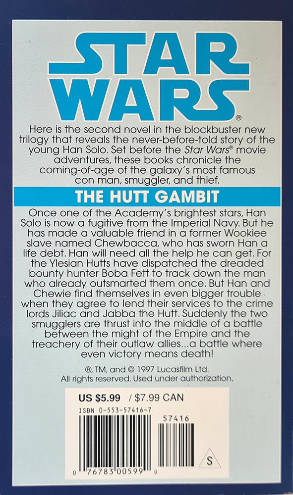 Star Wars: The Hutt Gambit - Han Solo Trilogy #2