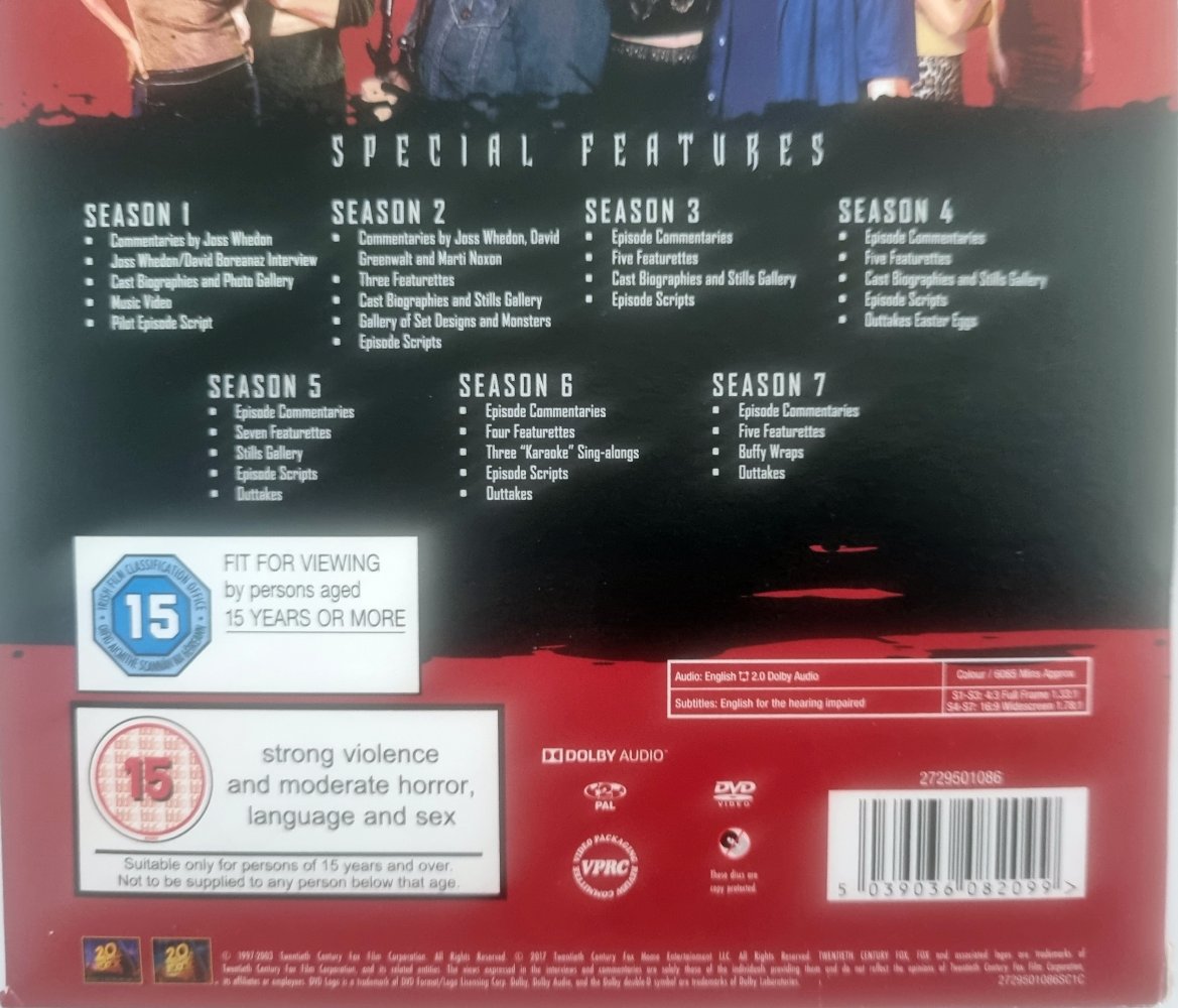 Buffy the Vampire Slayer: The Complete Series (DVD) Region 2
