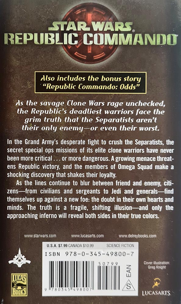 Star Wars: Republic Commando - True Colors