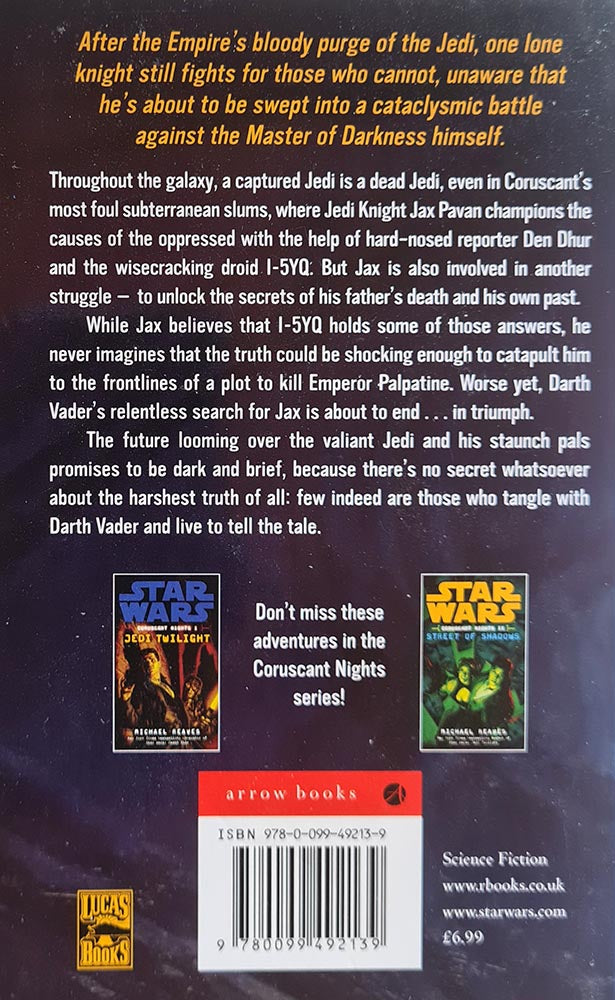 Star Wars: Coruscant Nights III - Patterns of Force
