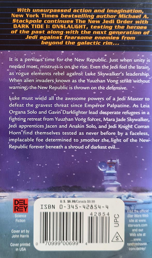 Star Wars: The New Jedi Order - Dark Tide I - Onslaught