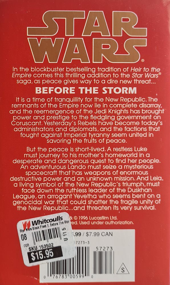 Star Wars: The Black Fleet Crisis Book 1 - Before the Storm