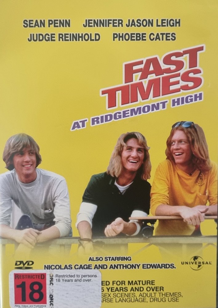 Fast Times at Ridgemont High - 1982 (DVD)