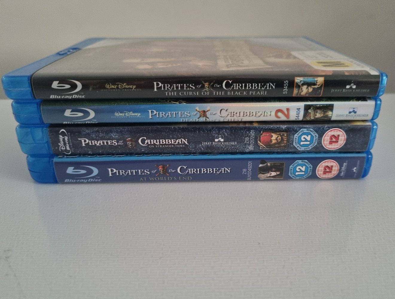 Pirates of the Caribbean 4 Movie Collection - 2003 (Blu Ray)