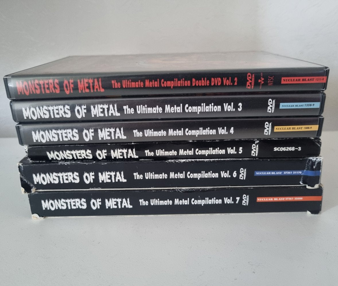 Monsters of Metal Volume 2-7 - Nuclear Blast - 12 Disc Set (DVD)
