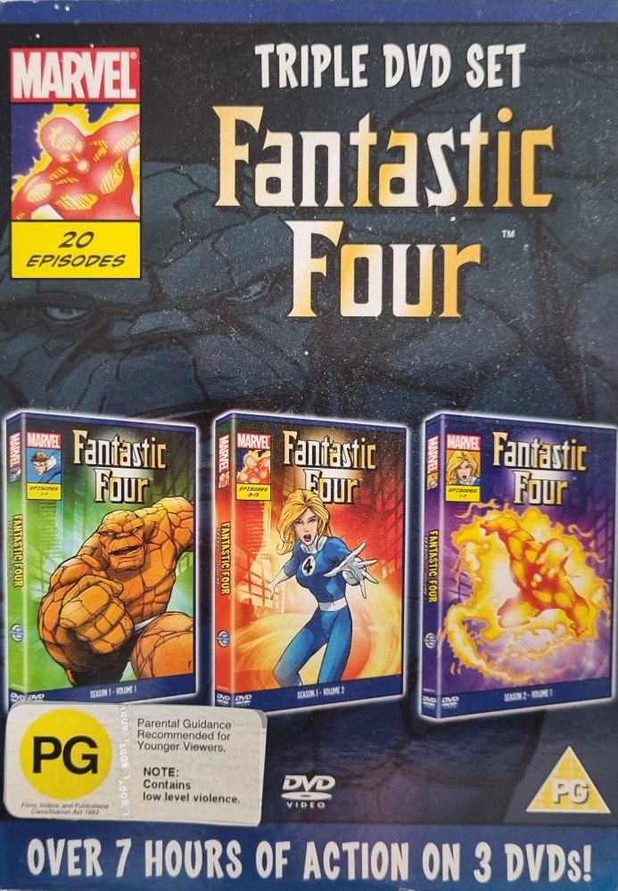 Fantastic Four - Animated Series Season 1, 2, 3 (DVD) Region 2