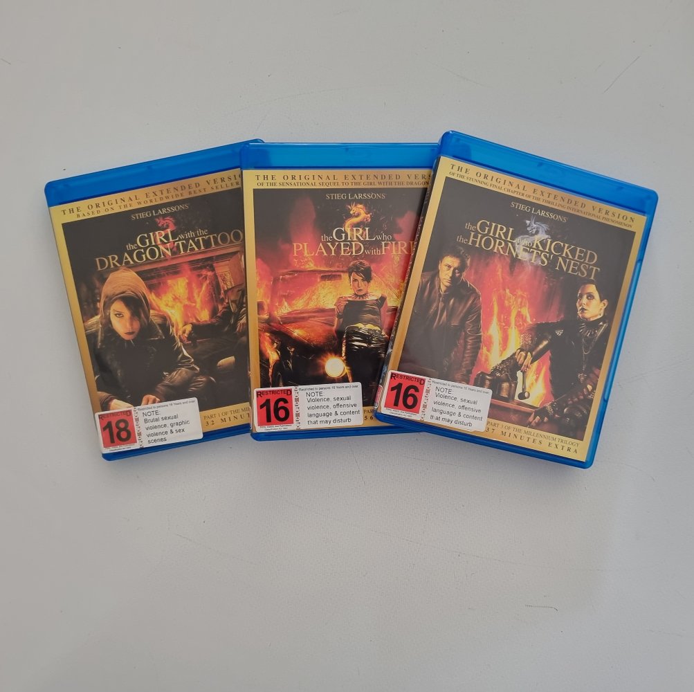 Millennium Trilogy - Original Extended Editions (Blu Ray)