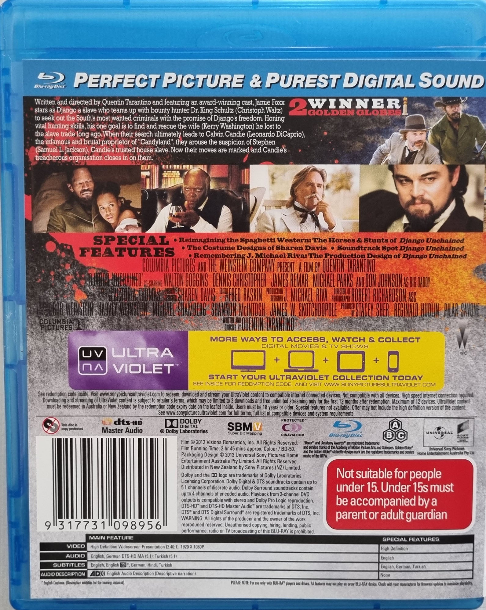 Django Unchained - 2012 (Blu Ray)