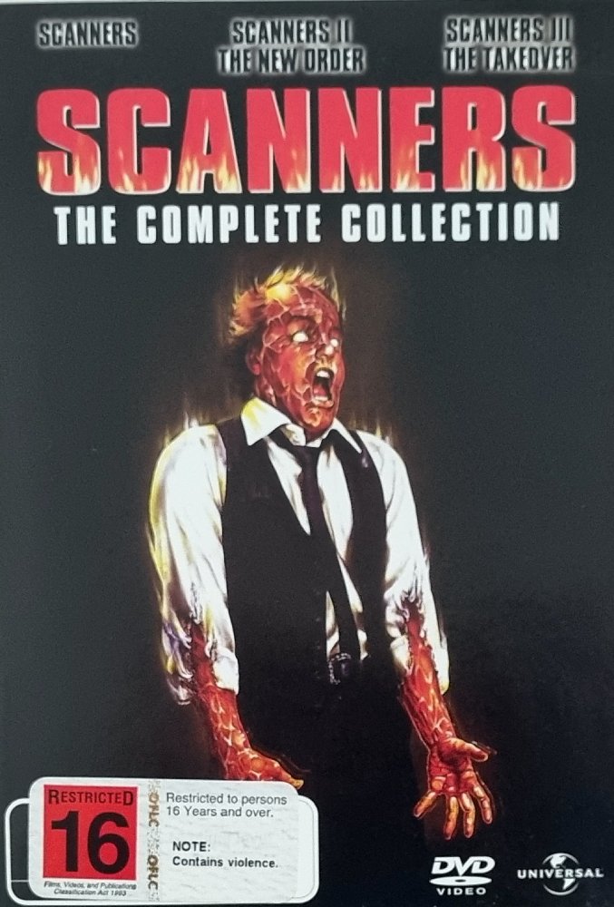 Scanners the Complete Collection 1, 2, 3 - 1981 (DVD)
